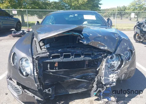 2013 Bentley Continental Gt Speed из США, поврежденный, VIN SCBFC7ZAXDC086026